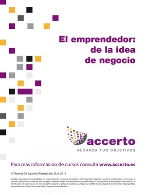 cover image of El emprendedor